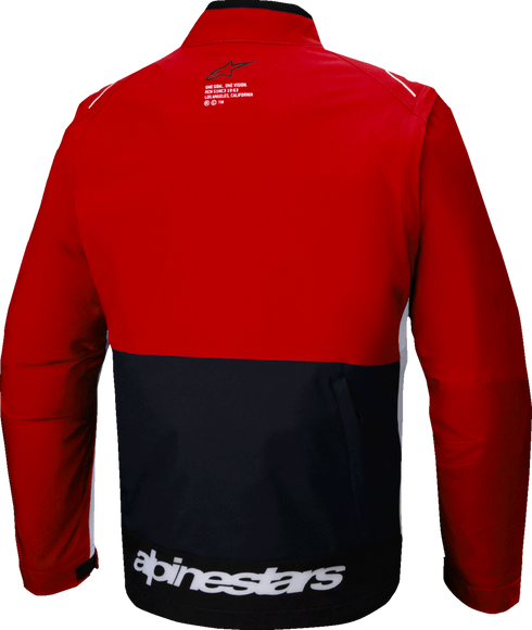 ALPINESTARS Lite-Dura Softshell Jacket - Black/Red/White - 2XL 3700225-1342-2X