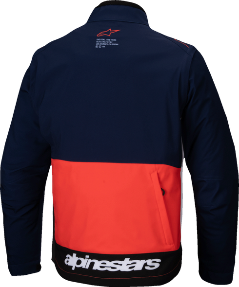 ALPINESTARS Lite-Dura Softshell Jacket - Navy/Orange/White - 2XL 3700225-7162-2X