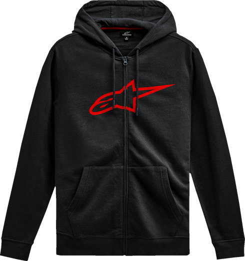 ALPINESTARS ALPINESTARS Ageless V3 Zip Hoodie - Black/Red - XL 1244-51490-1030-XL - 3050-6851
