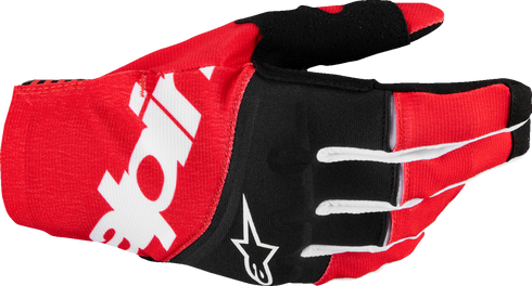 ALPINESTARS Techstar MX Gloves - Black/Bright Red - 2XL 3560125-1303-2XL