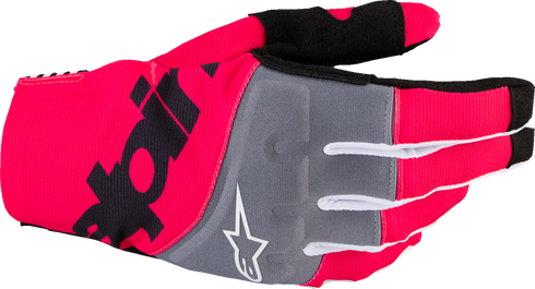 ALPINESTARS Techstar MX Gloves - Black/Fluo Pink - Small 3560125-1390-S