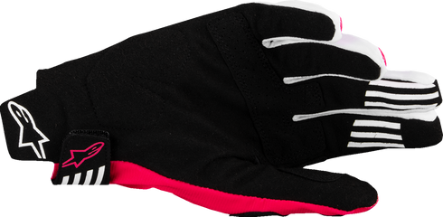 ALPINESTARS Techstar MX Gloves - Black/Fluo Pink - Large 3560125-1390-L