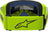 ALPINESTARS GOGGLES Vision 3 Goggle - Wordmark - Yellow Fluo - Silver Mirror Lens 5103225-5299