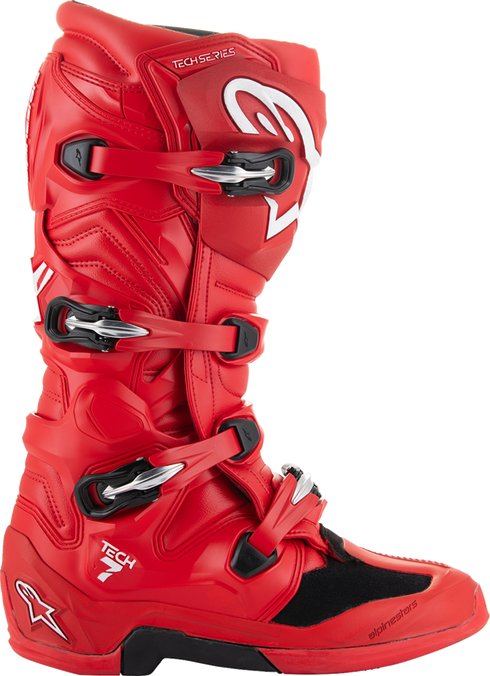 ALPINESTARS Tech 7 Boots - Bright Red - US 12 / EU 47 2012025-3010-12