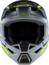 ALPINESTARS Youth SM3 Helmet - Radium - Matte Gray/Black/Yellow Fluo - Medium 8301825-9510-YM