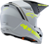 ALPINESTARS Youth SM3 Helmet - Radium - Matte Gray/Black/Yellow Fluo - Small 8301825-9510-YS