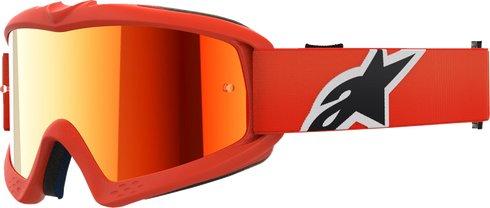 ALPINESTARS GOGGLES Youth Vision Goggle - Corp - Orange - Red Mirror Lens 5140225-480