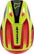 ALPINESTARS Youth SM3 Helmet - Fray - Gloss Red/Yellow Fluo/Black - Large 8301625-3051-YL