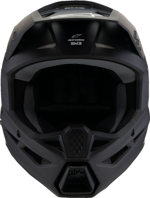 ALPINESTARS Youth SM3 Helmet - Solid - Matte Black - Large 8302225-110-YL