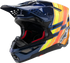 ALPINESTARS Supertech M10 Helmet - TLD Edition 25 - MIPS? - Gloss Dark Blue/Orange/Yellow/Fluo Red - Medium 8300225-7156-M