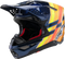 ALPINESTARS Supertech M10 Helmet - TLD Edition 25 - MIPS? - Gloss Dark Blue/Orange/Yellow/Fluo Red - Large 8300225-7156-L