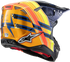 ALPINESTARS Supertech M10 Helmet - TLD Edition 25 - MIPS? - Gloss Dark Blue/Orange/Yellow/Fluo Red - Large 8300225-7156-L