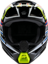 ALPINESTARS Youth SM3 Helmet - Wurx - Gloss Black/Yellow Fluo/Blue/Red - Small 8302025-1574-YS