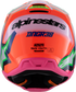 ALPINESTARS Youth SM3 Helmet - Deegan - Gloss Orange Fluo/Purple/Pink Fluo - Small 8301425-433-YS