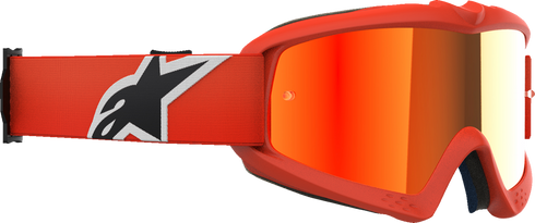 ALPINESTARS GOGGLES Youth Vision Goggle - Corp - Orange - Red Mirror Lens 5140225-480