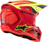 ALPINESTARS Youth SM3 Helmet - Fray - Gloss Red/Yellow Fluo/Black - Small 8301625-3051-YS
