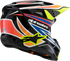 ALPINESTARS Youth SM3 Helmet - Wurx - Gloss Black/Yellow Fluo/Blue/Red - Small 8302025-1574-YS