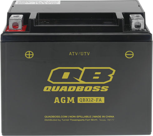 QuadBoss Maintenance-Free AGM Battery QBX12-FA