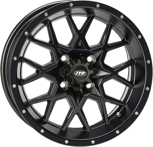 ITP Wheel - Hurricane - Front/Rear - Black - 12x7 - 4/110 - 2+5 1228628536B