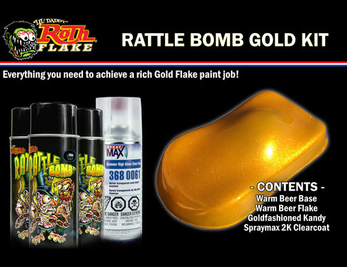 Rattle Bomb Rattle Bomb Spray Kit Gold - 41-0877