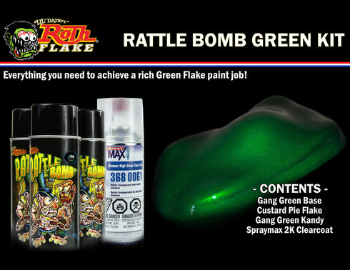 Rattle Bomb Rattle Bomb Spray Kit Green - 41-0878