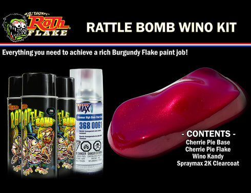 Rattle Bomb Rattle Bomb Spray Kit Burgundy - 41-0880
