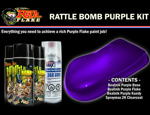 Rattle Bomb Rattle Bomb Spray Kit Purple - 41-0882