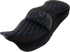SADDLEMEN Roadsofa™ Seat - with Backrest - Blue Stitch - FL '08-'23 808-07B-182B1