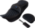 SADDLEMEN Roadsofa™ Seat - with Backrest - Blue Stitch - FL '08-'23 808-07B-182B1