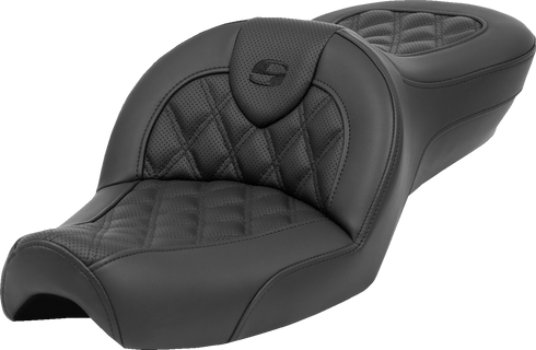 SADDLEMEN Roadsofa™ Seat - without Backrest - Lattice Stitch - XL '79-'03 879-03-182