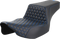 SADDLEMEN Step-Up Seat - Extended Reach - Front Honeycomb - Blue Stitch - FL '23-'24 823-07-17801