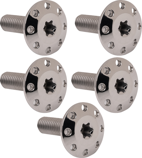 ARLEN NESS Bolt Kit - Holeshot/Front/Floating/Brake Rotor - Spoke Mount - Polished - 5 Pack 300-906