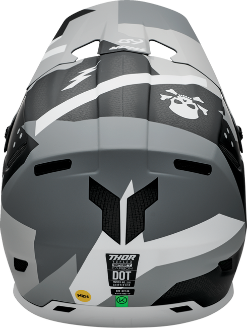 THOR Reflex Sport Helmet - Carbon Brave - MIPS® - Gray/White - XL 0110-8761