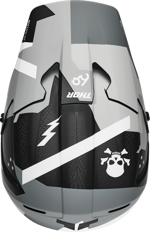 THOR Reflex Sport Helmet - Carbon Brave - MIPS® - Gray/White - XS 0110-8757