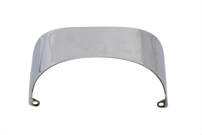 V-Twin Chrome Tail Lamp Visor Smooth - 42-0000