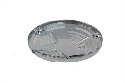 V-Twin Horn Grill Plain Chrome - 42-0012