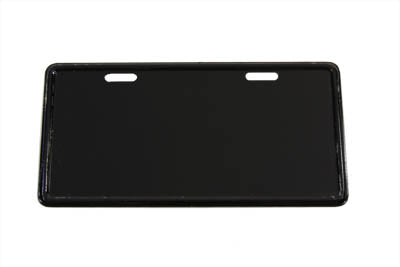 V-Twin License Plate Frame Backing Plate Black - 42-0019