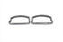 V-Twin D-Rings Polished - 42-0029