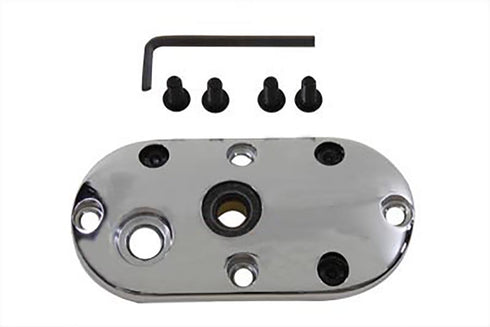 V-Twin Oval V-Fire Cover Chrome - 42-0040