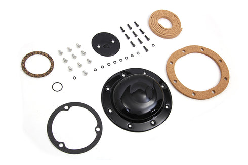 V-Twin Derby Cover Kit Black - 42-0048