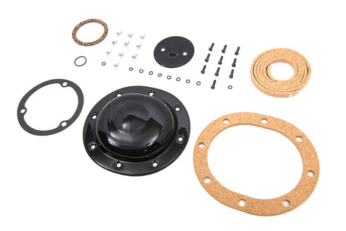 V-Twin Derby Cover Kit Black - 42-0048