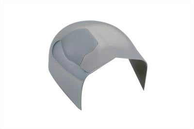 V-Twin Horn Cover with Tab Chrome - 42-0052