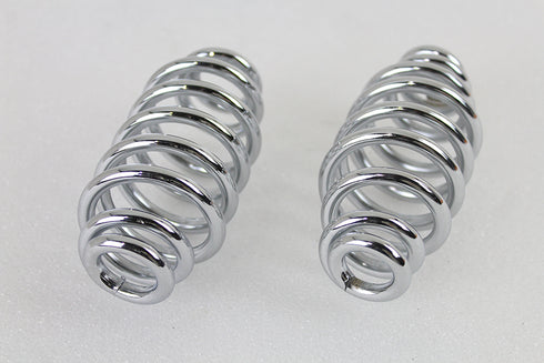 V-Twin Chrome 5 inch Seat Spring Set - 42-0055
