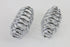V-Twin Chrome 5 inch Seat Spring Set - 42-0055