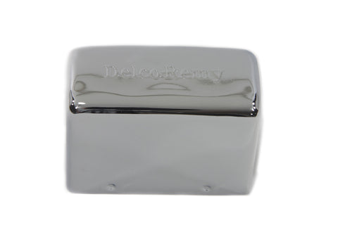 V-Twin Chrome Replica Delco Remy Style Relay Cover - 42-0064