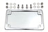 V-Twin License Plate Frame Kit Chrome - 42-0066