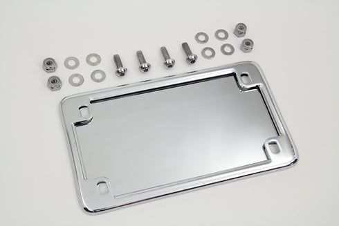 V-Twin License Plate Frame Kit Chrome - 42-0066