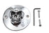 V-Twin Skull Face Ignition System Cover Chrome - 42-0081