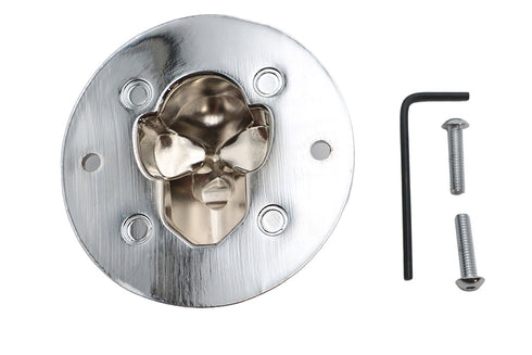 V-Twin Skull Face Ignition System Cover Chrome - 42-0081