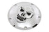 V-Twin Skull Derby Cover Chrome - 42-0092